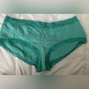 Women’s Victoria Secret Cotton with Lace Trim Boyshort.
